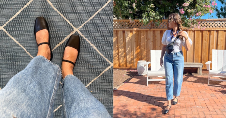 Madewell Greta Ballet Flats Evaluate With Photographs
